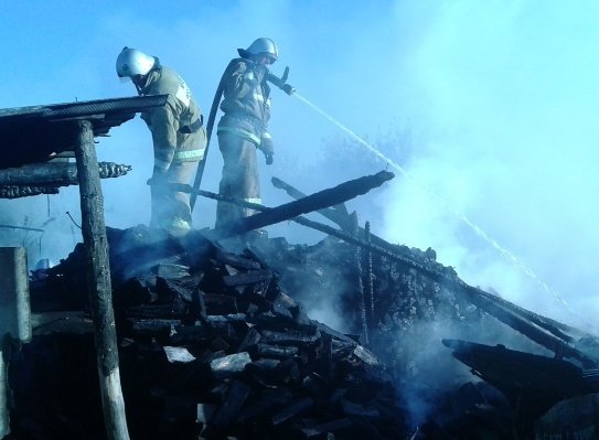 Пожар в Хохольском районе