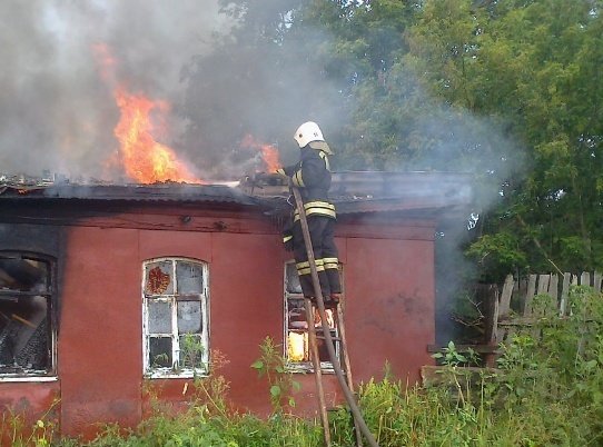 Пожар в Хохольском районе