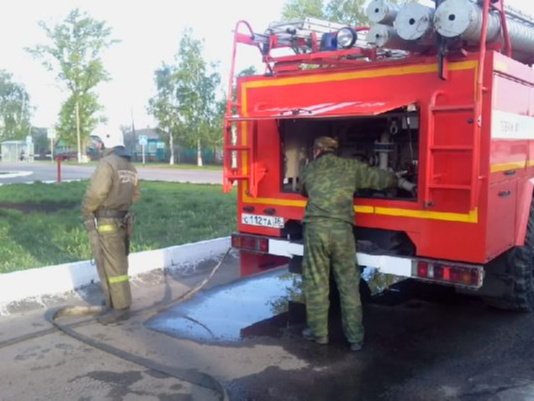 Пожар в Хохольском районе