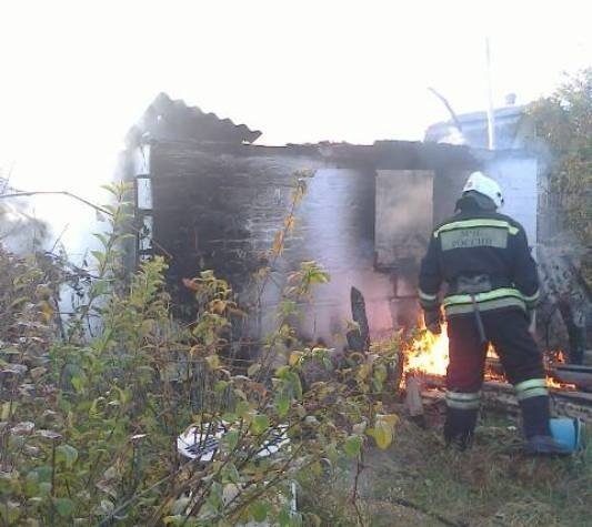 Пожар в Хохольском районе