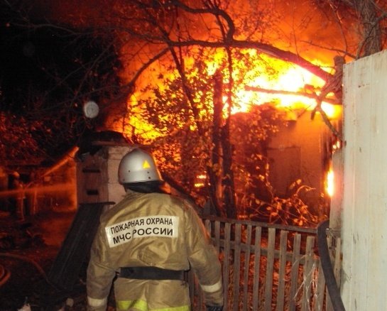 Пожар в Хохольском районе